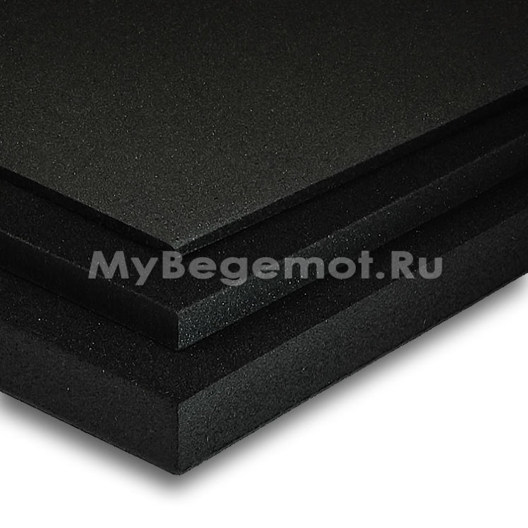 ЭВА листовой 10 мм, 55PS, лист 2150х1150 мм, черный