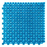 Модульное грязезащитное ПВХ покрытие OPTIMA DUOS 250x250x16мм, голубое.