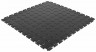 Модульное напольное ПВХ покрытие M-TILE JETON, Черный 7 мм