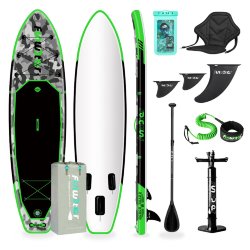 Доска SUP board FUNWATER HONOR 11 GREEN (Весло каяк)