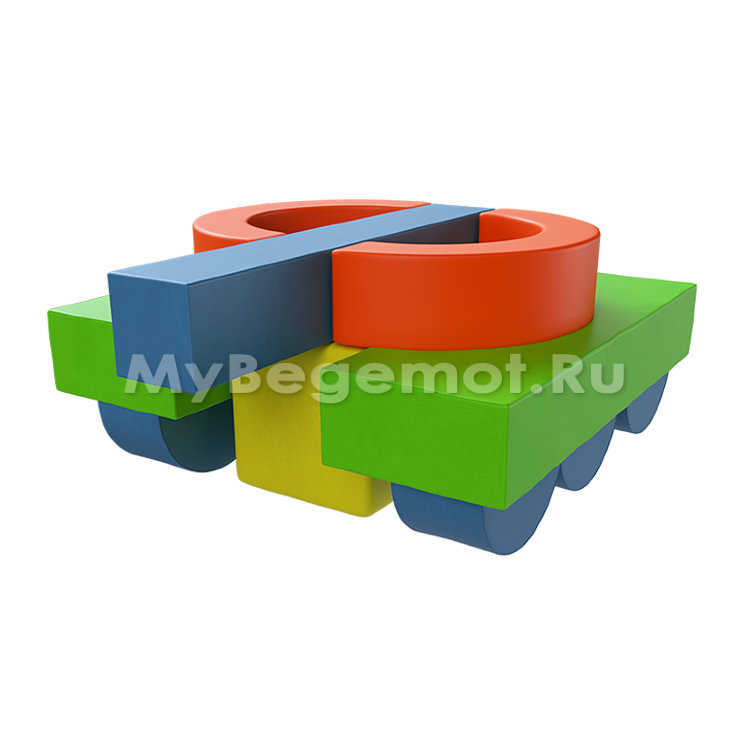 Мягкий игровой комплекс «Танк»