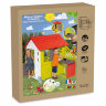 Игровой детский домик с кухней Smoby, красный 