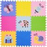 Набор мягких плиток коврик-пазл Funkids™ "Насекомые-10"