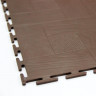 Модульное напольное ПВХ покрытие SENSOR WOOD, RAL 8025, коричневый.