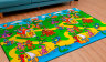 Коврик для ползания FunKids™ Big-12 «Страна Динозавров / Азбука», двусторонний