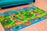 Коврик для ползания FunKids™ Big-12 «Мир Сказок / Азбука», двусторонний