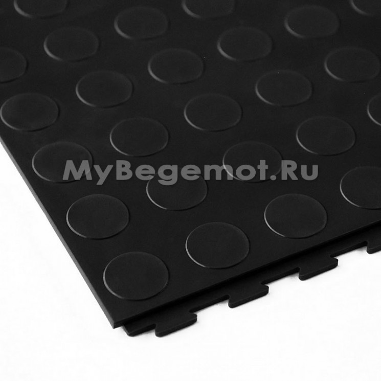 Герметичное модульное ПВХ покрытие SENSOR SECRET AVERS, RAL 9005, черный.