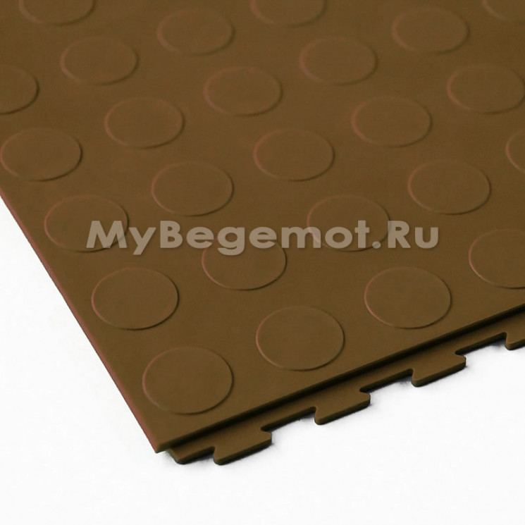 Герметичное модульное ПВХ покрытие SENSOR SECRET AVERS, RAL 8025, коричневый.
