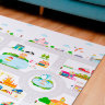 Коврик для ползания FunKids™ Medium-12 «Мой Город / Азбука», двусторонний.