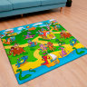 Коврик для ползания FunKids™ Small-15 «Страна Динозавров / Азбука», двусторонний.