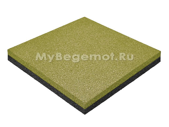 Резиновая плитка M-KORT STANDART, 500x500х30 мм, песочная