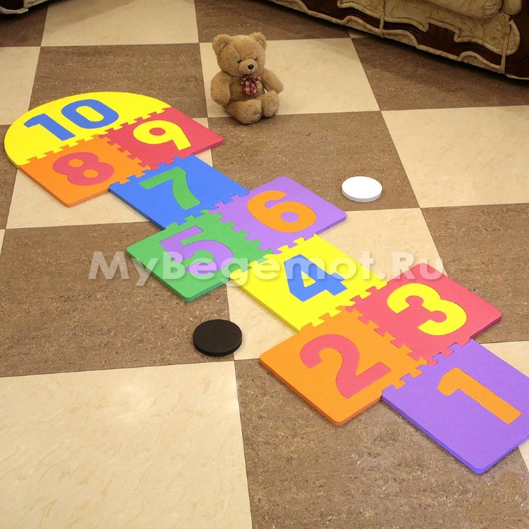 Набор мягких игровых плиток коврик-пазл Funkids™ "Классики-1"